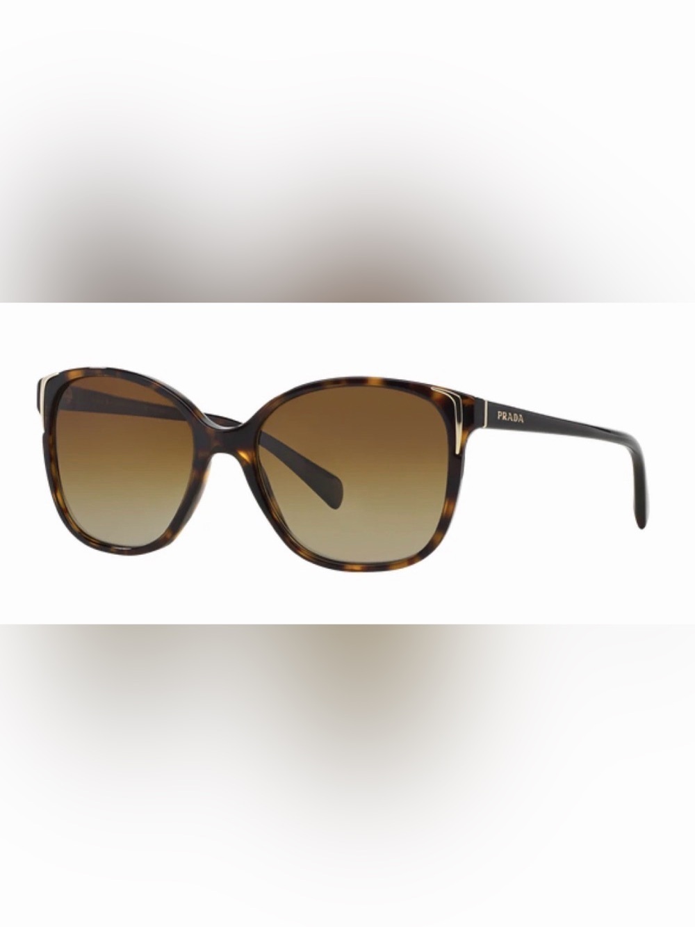 Prada Women's PR01OS Tortoiseshell Sunglasses